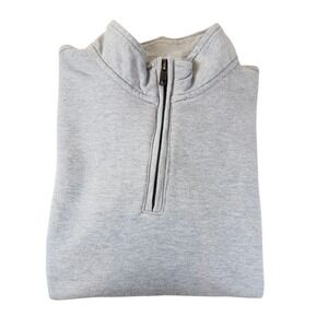 1901 Nordstrom Boys Heather Gray Quarter-Zip Pullover Sweatshirt Size M